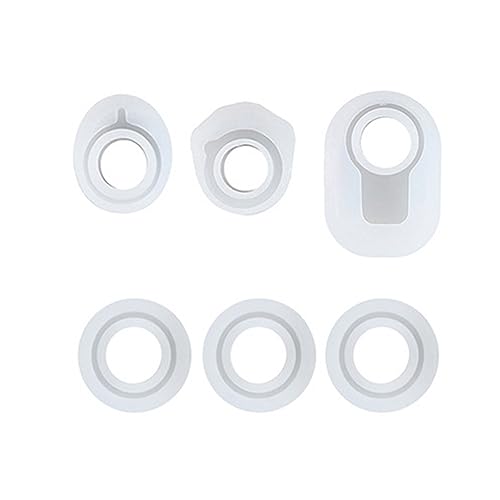 HOMSFOU 6 Stück Teiliges Silikonformen für Diy Schmuck Gießformen für Ring und Anhängerherstellung Wiederverwendbar Flexibles und Langlebiges Material HOMSFOU 6 Stück Teiliges Silikonformen für Diy Schmuck Gießformen für Ring und Anhängerherstellung Wiederverwendbar Flexibles und Langlebiges Material von HOMSFOU