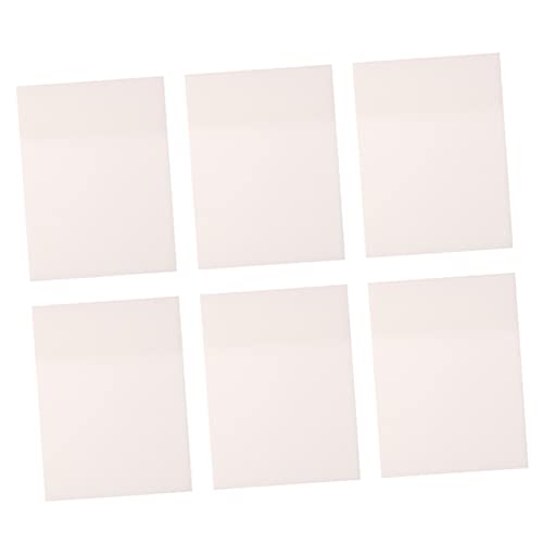 HOMSFOU 6 Stück Teiliges aus Wasserfestem Pet Material pro Block Durchsichtige Klebezettel für Büro Schule und Haushalt Wiederablösbar Praktische Notizzettel HOMSFOU 6 Stück Teiliges aus Wasserfestem Pet Material pro Block Durchsichtige Klebezettel für Büro Schule und Haushalt Wiederablösbar Praktische Notizzettel von HOMSFOU