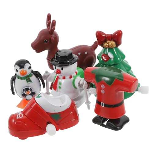 HOMSFOU 6 Stück Weihnachts Aufziehspielzeuge Bunte Schneemann Weihnachtsbaum Figuren Interaktive Spielzeuge für Mitgebsel für Weihnachtsfeiern und Geschenktüten HOMSFOU 6 Stück Weihnachts Aufziehspielzeuge Bunte Schneemann Weihnachtsbaum Figuren Interaktive Spielzeuge für Mitgebsel für Weihnachtsfeiern und Geschenktüten von HOMSFOU