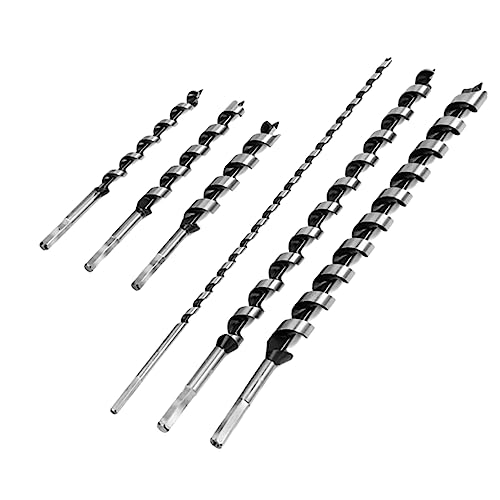 HOMSFOU 6 Stücke Lochöffner Mag Bohrer Schlangenbohrer Taschenlochbohrer Schlangenbohrer Spirale Langer Holzbearbeitungsschaft Bohrer Lochsäge Holzbohrwerkzeug HOMSFOU 6 Stücke Lochöffner Mag Bohrer Schlangenbohrer Taschenlochbohrer Schlangenbohrer Spirale Langer Holzbearbeitungsschaft Bohrer Lochsäge Holzbohrwerkzeug von HOMSFOU