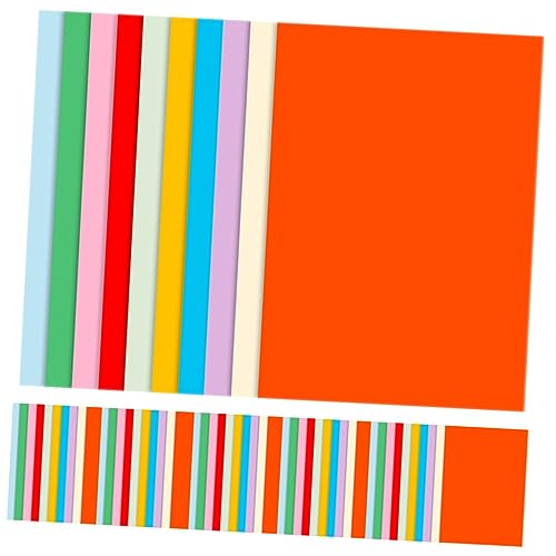 HOMSFOU 60 Blatt Bunte Bastelpapiere für Diy Projekte Origami Papier und Malpapier Farben für Sicheres Material für Scrapbooking und Falten von HOMSFOU