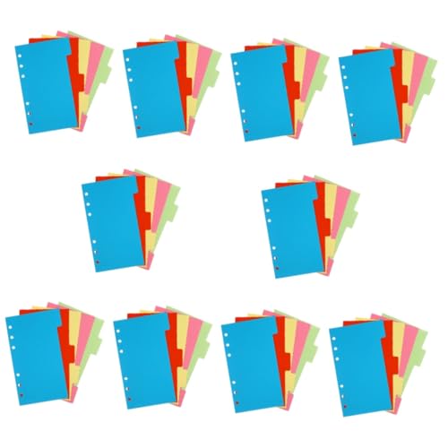 HOMSFOU 60 Sätze Trennblätter Set Teilig Bunte Registerkarten für Ringbuch Notizbuch Stabiles Kartonpapier Geeignet für Schule Büro und Alltag Zufällige Farbe HOMSFOU 60 Sätze Trennblätter Set Teilig Bunte Registerkarten für Ringbuch Notizbuch Stabiles Kartonpapier Geeignet für Schule Büro und Alltag Zufällige Farbe von HOMSFOU