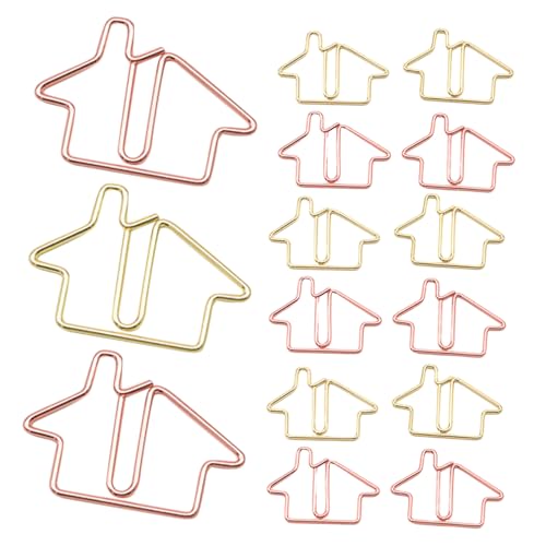 HOMSFOU 60 Stück Büroklammer Papierclip Roségold Süße Papierklammern Formpulspapierclip Mischen Home-clip Neuer Stil Papierclip Papierklammern Dekorative Metall HOMSFOU 60 Stück Büroklammer Papierclip Roségold Süße Papierklammern Formpulspapierclip Mischen Home-clip Neuer Stil Papierclip Papierklammern Dekorative Metall von HOMSFOU