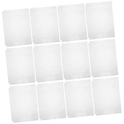 HOMSFOU 60 Stück Klarsichthüllen für Fotoalben Transparente PVC Fotohüllen für Postkarten Doppelseitige Foto Schutzblätter zur Aufbewahrung und Präsentation von Familienfotos von HOMSFOU