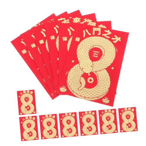 HOMSFOU 60 Stück Lai Feng geburtstag umschlag schicke Umschläge Hochzeitsumschlag Geldumschlag Chinesisches Neujahrsumschlag Geldumschläge für Bargeld Papier rot von HOMSFOU