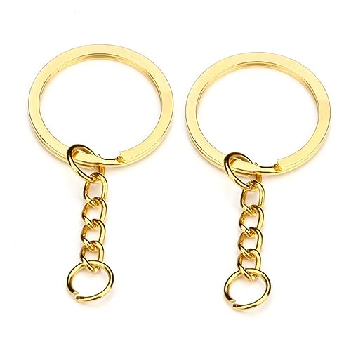 HOMSFOU 60 Stück Metall Schlüsselring Zubehör mit Kette Spaltringe für Diy Schlüsselanhänger Gemischte Farben Packung HOMSFOU 60 Stück Metall Schlüsselring Zubehör mit Kette Spaltringe für Diy Schlüsselanhänger Gemischte Farben Packung von HOMSFOU