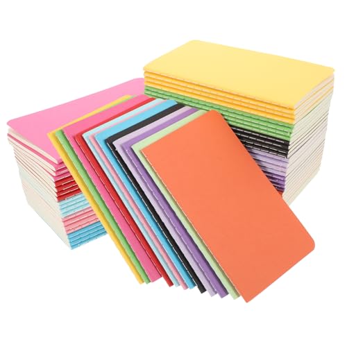 HOMSFOU 60 Stück Mini Notizbuch Tragbare Leere Notizblöcke für Kreative Memo Pads für Schule Büro und Persönliche Notizen von HOMSFOU