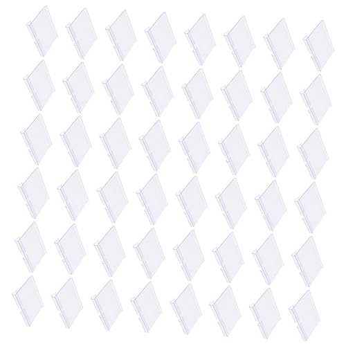 HOMSFOU 60 Stück Preisschild Halter Transparente Etikettenhalter für Supermärkte und Geschäfte für Preisanzeigen und Produktbeschriftungen von HOMSFOU