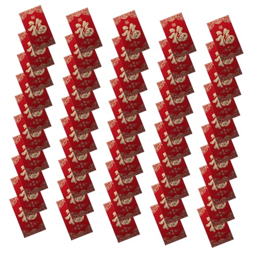 HOMSFOU 60 Stück Rote Umschläge Chinesisches Frühlingsfest Glücksbringer Umschläge Lunar Year Money Envelopes Pferdejahr Traditionelle Geldumschläge für Hochzeit Geburtstag HOMSFOU 60 Stück Rote Umschläge Chinesisches Frühlingsfest Glücksbringer Umschläge Lunar Year Money Envelopes Pferdejahr Traditionelle Geldumschläge für Hochzeit Geburtstag von HOMSFOU