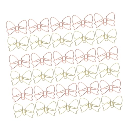 HOMSFOU 60 Stück Teiliges Bowknoten Papierclips aus Robustem Metall Dekorative Bunte Büroklammern als Lesezeichen und Organizer für Schule Bürobedarf Planer und Dokumentenablage HOMSFOU 60 Stück Teiliges Bowknoten Papierclips aus Robustem Metall Dekorative Bunte Büroklammern als Lesezeichen und Organizer für Schule Bürobedarf Planer und Dokumentenablage von HOMSFOU