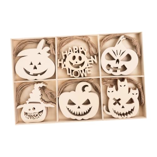 HOMSFOU 60 Stück Teiliges Halloween Holzanhänger DIY Holz-pendants für Gruselige Partydeko Handliche Holzplatten Langlebig und Vielseitig für Halloween Horror-themenräume HOMSFOU 60 Stück Teiliges Halloween Holzanhänger DIY Holz-pendants für Gruselige Partydeko Handliche Holzplatten Langlebig und Vielseitig für Halloween Horror-themenräume von HOMSFOU
