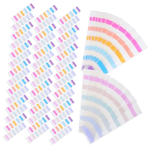 HOMSFOU 600 Stück Selbstklebende Index Tabs Farbige Haftnotizen mit Beschreibbarer Fläche Transparente Buchmarker Aufkleber für Notizen und Organisation Wiederablösbar ohne Rückstände HOMSFOU 600 Stück Selbstklebende Index Tabs Farbige Haftnotizen mit Beschreibbarer Fläche Transparente Buchmarker Aufkleber für Notizen und Organisation Wiederablösbar ohne Rückstände von HOMSFOU
