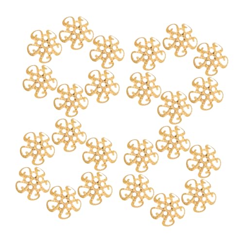 HOMSFOU 600 Stücke Metall Perlenkappen mit Filigranem Hohlblumen-design Langlebige Abstandsperlen Endkappen für DIY Schmuckherstellung Geeignet für Armbänder Halsketten Ohrringe HOMSFOU 600 Stücke Metall Perlenkappen mit Filigranem Hohlblumen-design Langlebige Abstandsperlen Endkappen für DIY Schmuckherstellung Geeignet für Armbänder Halsketten Ohrringe von HOMSFOU