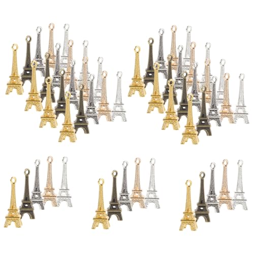 HOMSFOU 60Stücke Eiffelturm Anhänger DIY Retro Schmuckzubehör Legierte Schlüsselringe für Schlüsselbund Zufällige Farben Partygeschenk Souvenir HOMSFOU 60Stücke Eiffelturm Anhänger DIY Retro Schmuckzubehör Legierte Schlüsselringe für Schlüsselbund Zufällige Farben Partygeschenk Souvenir von HOMSFOU