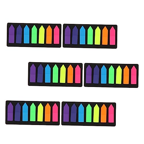 HOMSFOU 6Sätze Farbige Haftnotizen Selbstklebende für Klassifizierung und Organisation Studium pro Packung HOMSFOU 6Sätze Farbige Haftnotizen Selbstklebende für Klassifizierung und Organisation Studium pro Packung von HOMSFOU