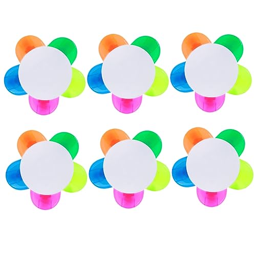 HOMSFOU 6Stücke Blütenblatt Highlighter Fluoreszierende Marker Bunten für Schule Büro für Notizen und Kreative Projekte von HOMSFOU