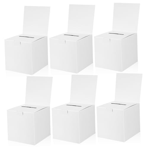 HOMSFOU 6Stücke Boxen aus Karton Abstimmungs und Geschenkverpackungsboxen Leicht und Robust Einfache ohne Vielseitig Einsetzbar für Hochzeiten HOMSFOU 6Stücke Boxen aus Karton Abstimmungs und Geschenkverpackungsboxen Leicht und Robust Einfache ohne Vielseitig Einsetzbar für Hochzeiten von HOMSFOU