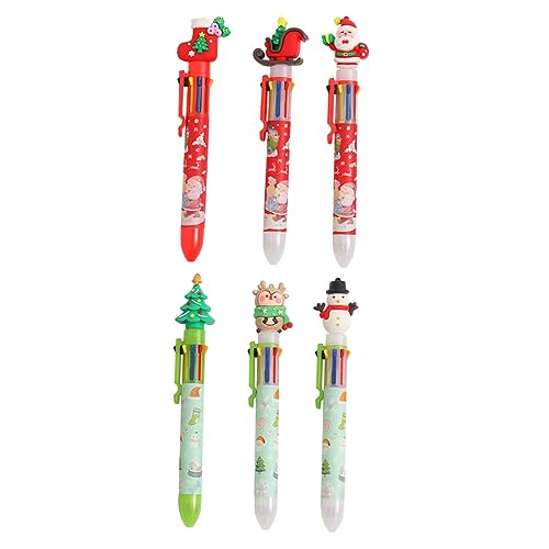 HOMSFOU 6Stücke Cartoon Kugelschreiber Weihnachtsdesign Schreibstifte Für Lustige Weihnachtskugelschreiber Für Festtage Bürobedarf Für Kreative HOMSFOU 6Stücke Cartoon Kugelschreiber Weihnachtsdesign Schreibstifte Für Lustige Weihnachtskugelschreiber Für Festtage Bürobedarf Für Kreative von HOMSFOU