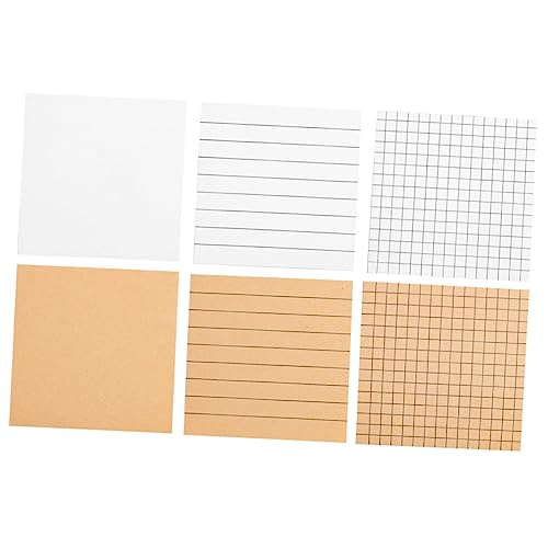 HOMSFOU 6Stücke Haftnotizen Klebende Notizzettel und Kraftpapier für Büro Schule und Zuhause für Wichtige Erinnerungen und Notizen und Vielseitiges Memo Pad HOMSFOU 6Stücke Haftnotizen Klebende Notizzettel und Kraftpapier für Büro Schule und Zuhause für Wichtige Erinnerungen und Notizen und Vielseitiges Memo Pad von HOMSFOU