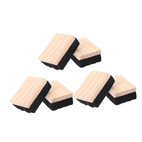 HOMSFOU 6Stücke Holzfilz Kreidetafel Radiergummis Großpackung für Lehrerbedarf für Unterricht Leicht und Staubreduzierend Schützt die Tafeloberfläche HOMSFOU 6Stücke Holzfilz Kreidetafel Radiergummis Großpackung für Lehrerbedarf für Unterricht Leicht und Staubreduzierend Schützt die Tafeloberfläche von HOMSFOU