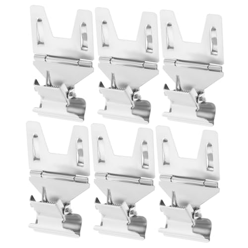HOMSFOU 6Stücke Preisschild Clips für Kuchen und Werbung Langlebige Etikettenhalter für Geschäfte Praktische Tag Clips für Einzelhandel von HOMSFOU