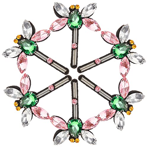 HOMSFOU 6Stücke Strass Patches Tierform Glitzernde Applikationen für Kleidung Schuhe und Dekoration DIY Abzeichen für Kreative Projekte und Reparaturen von HOMSFOU