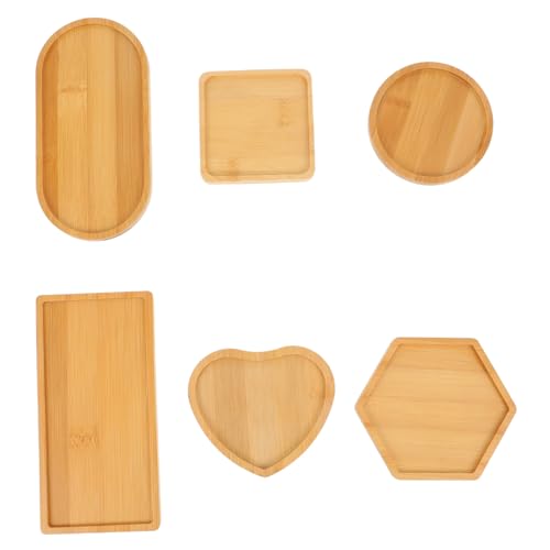 HOMSFOU 6Stücke Teiliges DIY Mosaik Holztablett Bastelplatte für Dekoration für Servierplatten und Kunstprojekte Geschenkidee für Familie HOMSFOU 6Stücke Teiliges DIY Mosaik Holztablett Bastelplatte für Dekoration für Servierplatten und Kunstprojekte Geschenkidee für Familie von HOMSFOU