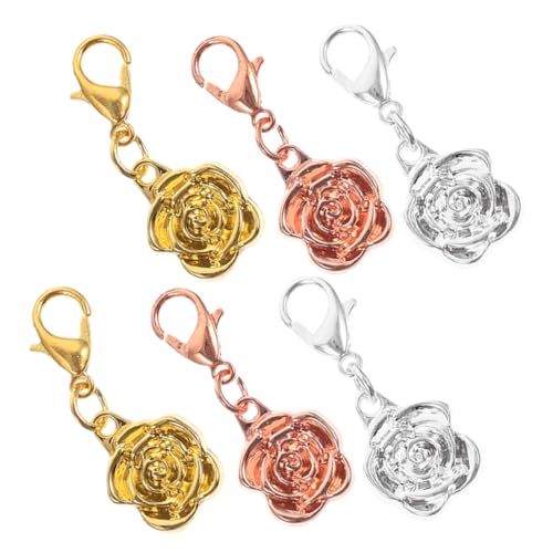 HOMSFOU 6Stücke Teiliges Magnetverschlüsse Für Armbänder Und Halsketten DIY Schmuckzubehör Und Roségold Einfacher Einhandverschluss Für Schmuckherstellung Und Reparatur von HOMSFOU