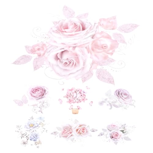 HOMSFOU 7 Blätter Blumen Bügelbilder Hochwertige Stoffaufkleber für T Shirts Jacken und Rucksäcke Einfach Anzuwenden Geeignet für Verschiedene Stoffe Diy HOMSFOU 7 Blätter Blumen Bügelbilder Hochwertige Stoffaufkleber für T Shirts Jacken und Rucksäcke Einfach Anzuwenden Geeignet für Verschiedene Stoffe Diy von HOMSFOU