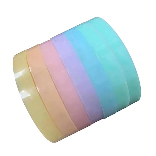 HOMSFOU 7 Rollen Bunte Washi Tape Stress Klebeband für Kreative DIY Projekte Sensorische Fidget Spielzeuge Zufällige Farben für Erwachsene Zufällige Farbe Zufällige Farbe von HOMSFOU
