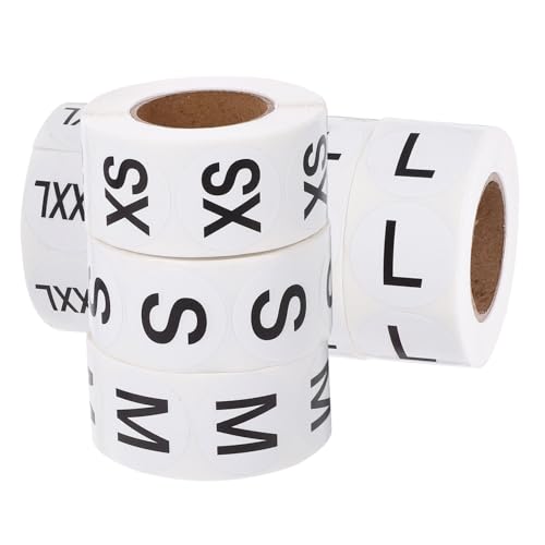 HOMSFOU 7 Rollen Größe Aufkleber Etiketten Klein Name Registerkarten Stickbilder Größenaufkleber Für Kleidungsstück Selbstklebendes Beschichtetes Papier Black HOMSFOU 7 Rollen Größe Aufkleber Etiketten Klein Name Registerkarten Stickbilder Größenaufkleber Für Kleidungsstück Selbstklebendes Beschichtetes Papier Black von HOMSFOU