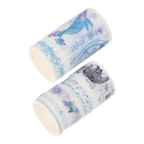 HOMSFOU 7 Rollen Washi Tape Dekorative Diy Klebebänder für Scrapbooking und Journaling Hochwertiges Handwerksmaterial für Kreative Projekte für Familie von HOMSFOU