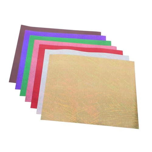 HOMSFOU 7 Stück Teiliges Holographisches Heat Transfer Vinyl Metallischer Chrom-streifen Langlebige Leuchtende Folien für DIY Kleidung T-shirts Einfaches Bügeln Strapazierfähige HOMSFOU 7 Stück Teiliges Holographisches Heat Transfer Vinyl Metallischer Chrom-streifen Langlebige Leuchtende Folien für DIY Kleidung T-shirts Einfaches Bügeln Strapazierfähige von HOMSFOU