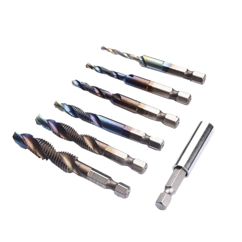 HOMSFOU 7 Stück Teiliges Set Professioneller Spiralbohrer Kohlenstoffstahl mit Titanbeschichtung Vielseitige Metallbohrer für Präzise Anwendungen und Langlebigen Einsatz HOMSFOU 7 Stück Teiliges Set Professioneller Spiralbohrer Kohlenstoffstahl mit Titanbeschichtung Vielseitige Metallbohrer für Präzise Anwendungen und Langlebigen Einsatz von HOMSFOU