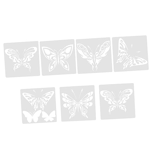 HOMSFOU 7 Stück Teiliges Set Schmetterling Schablonen für Wiederverwendbare Diy Malschablonen Kreative Wandgestaltung und Bastelprojekte für Junge Künstler HOMSFOU 7 Stück Teiliges Set Schmetterling Schablonen für Wiederverwendbare Diy Malschablonen Kreative Wandgestaltung und Bastelprojekte für Junge Künstler von HOMSFOU