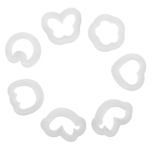 HOMSFOU 7 Stück Teiliges Silikon Schmuckformen Mini Blumen Schmetterling Herz DIY Harz Ohranhänger Formen Flexible Resin Schmuck Gießformen für Polymer und Bastelideen HOMSFOU 7 Stück Teiliges Silikon Schmuckformen Mini Blumen Schmetterling Herz DIY Harz Ohranhänger Formen Flexible Resin Schmuck Gießformen für Polymer und Bastelideen von HOMSFOU