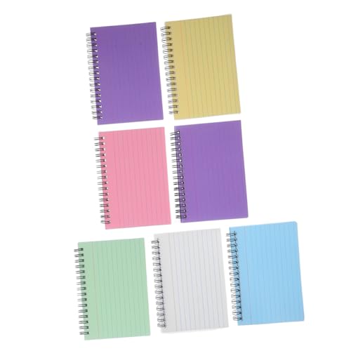HOMSFOU 7 Stück Teiliges Spiral-notizbuch Linierte Pocket Notizblöcke in Farben Vielseitiges Aufgaben Inspirierendes Notizheft für Studium Büro Tägliche Planung und Ideensammlung HOMSFOU 7 Stück Teiliges Spiral-notizbuch Linierte Pocket Notizblöcke in Farben Vielseitiges Aufgaben Inspirierendes Notizheft für Studium Büro Tägliche Planung und Ideensammlung von HOMSFOU