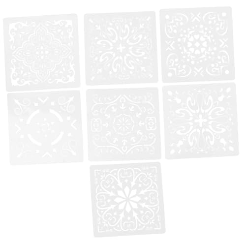 HOMSFOU 7 Teilige Wandmalerei Vorlage DIY Zubehör Wiederverwendbare Mandala Vorlagen Kleine Malschablonen Tragbare Mandala Schablonen Kleine Mandala Schablonen Fliesenschablonen Für HOMSFOU 7 Teilige Wandmalerei Vorlage DIY Zubehör Wiederverwendbare Mandala Vorlagen Kleine Malschablonen Tragbare Mandala Schablonen Kleine Mandala Schablonen Fliesenschablonen Für von HOMSFOU