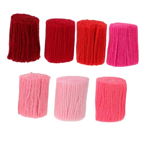 HOMSFOU 7 Teiliger Garnknäuel Anhänger Dickes Garn Häkelgarn Häkelzubehör Heimwerkerbedarf Anfängergarn Mehrfarbiges Garn Handstrickgarn Teppichgarn Für Die Teppichherstellung HOMSFOU 7 Teiliger Garnknäuel Anhänger Dickes Garn Häkelgarn Häkelzubehör Heimwerkerbedarf Anfängergarn Mehrfarbiges Garn Handstrickgarn Teppichgarn Für Die Teppichherstellung von HOMSFOU