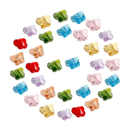 HOMSFOU 70 Stück Schmetterlingsperlen Armbänder Herstellung Pastell Winzig Charme Für Bunt Schnell Flügel Girly Reiz Runden Schmetterling Lose Perlen Anhänger Klein Glas HOMSFOU 70 Stück Schmetterlingsperlen Armbänder Herstellung Pastell Winzig Charme Für Bunt Schnell Flügel Girly Reiz Runden Schmetterling Lose Perlen Anhänger Klein Glas von HOMSFOU
