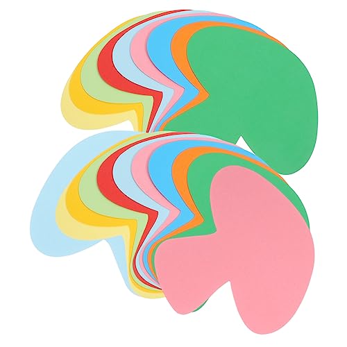 HOMSFOU 72 Stück Bunte Papierschnitte Pilzform Diy Wanddekoration für Klassenzimmer und Partys Kreative Bastelideen für Mehr Freude Gemütliches von HOMSFOU