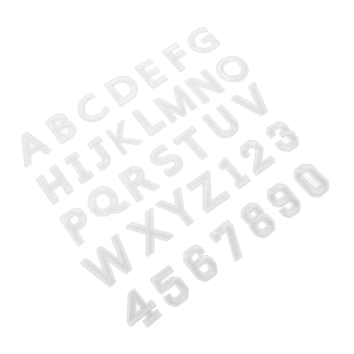 HOMSFOU 72 Stück Gestickte Aufnäher Hüte bestickt Nähen Patch-Briefe Alphabet Zahlen Textilverzierungen Stoffapplikationen Stoffbuchstaben aufbügeln Flicken für Kleidung Stickgarn Weiß HOMSFOU 72 Stück Gestickte Aufnäher Hüte bestickt Nähen Patch-Briefe Alphabet Zahlen Textilverzierungen Stoffapplikationen Stoffbuchstaben aufbügeln Flicken für Kleidung Stickgarn Weiß von HOMSFOU