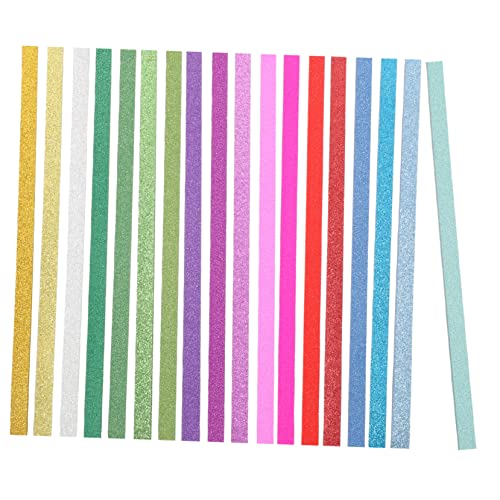 HOMSFOU 720 Blatt Glitzer Origami Papier Bunte Faltpapierstreifen für Diy Bastelprojekte Material für Sternenherstellung Scrapbooking und Kunsthandwerk für Kreative Feiern HOMSFOU 720 Blatt Glitzer Origami Papier Bunte Faltpapierstreifen für Diy Bastelprojekte Material für Sternenherstellung Scrapbooking und Kunsthandwerk für Kreative Feiern von HOMSFOU