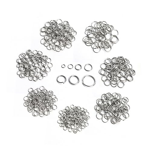 HOMSFOU 770 Stück Offener Ring Schlüssel Zubehör Ohrringe blanker Ohrstecker Ohrringe Eisen DIY liefert DIY-Teile HOMSFOU 770 Stück Offener Ring Schlüssel Zubehör Ohrringe blanker Ohrstecker Ohrringe Eisen DIY liefert DIY-Teile von HOMSFOU