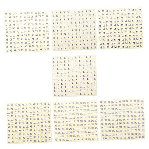 HOMSFOU 7Packs Teiliges Runde Kleidungsgrößen Aufkleber Selbstklebend Sichere und Praktische Größenetiketten Shirts Komplette Xs bis Xxxl Langlebig und Leicht Anzubringen HOMSFOU 7Packs Teiliges Runde Kleidungsgrößen Aufkleber Selbstklebend Sichere und Praktische Größenetiketten Shirts Komplette Xs bis Xxxl Langlebig und Leicht Anzubringen von HOMSFOU
