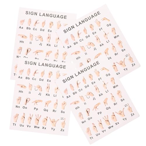 HOMSFOU 8 Blatt Lernplakat für Gebärdensprache Handgestendiagramm Klassenzimmer Dekorationen Für Farbe Hängende Poster mit Gestensprache Wandplakate Dekore Raumplakate Papier Weiß HOMSFOU 8 Blatt Lernplakat für Gebärdensprache Handgestendiagramm Klassenzimmer Dekorationen Für Farbe Hängende Poster mit Gestensprache Wandplakate Dekore Raumplakate Papier Weiß von HOMSFOU