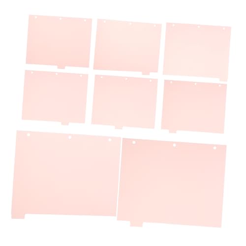 HOMSFOU 8 Blatt PP Binder Trennblätter Robuste Wiederverwendbare Trennseiten für Notizbücher Planer und Aktenordner Indizieren und Organisieren HOMSFOU 8 Blatt PP Binder Trennblätter Robuste Wiederverwendbare Trennseiten für Notizbücher Planer und Aktenordner Indizieren und Organisieren von HOMSFOU