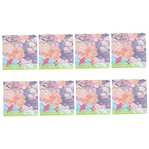 HOMSFOU 8 Packungen Origami Papier Set Japanisches Design Quadratische Bastelpapiere für Kreative Handarbeiten Diy Materialien für Erwachsene Verschiedenen Mustern HOMSFOU 8 Packungen Origami Papier Set Japanisches Design Quadratische Bastelpapiere für Kreative Handarbeiten Diy Materialien für Erwachsene Verschiedenen Mustern von HOMSFOU