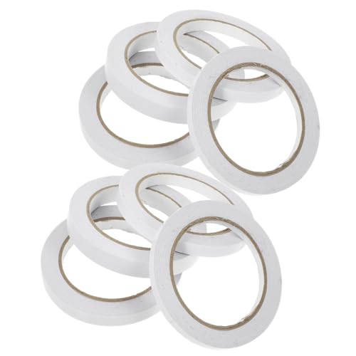 HOMSFOU 8 Rollen Doppelseitiges Klebeband Stark Haftendes Montageband für Scrapbooking Bastelarbeiten und Vielfältige Oberflächen von HOMSFOU