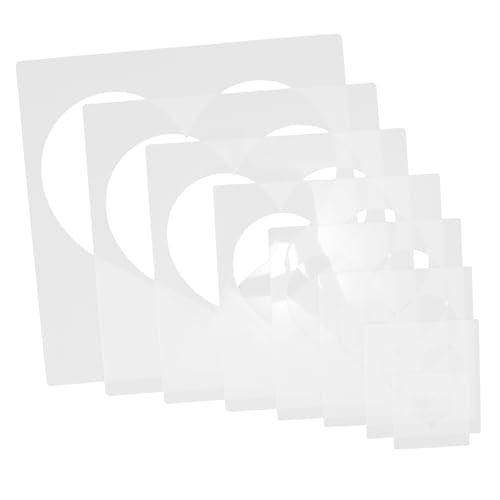 HOMSFOU 8 Stück Achtteilige Malvorlagen Pet Wiederverwendbare Schablonen für Diy Projekte Zeichentemplates für Scrapbooking Home Dekoration und Bastelarbeiten Sicher und Leicht zu Reinigen HOMSFOU 8 Stück Achtteilige Malvorlagen Pet Wiederverwendbare Schablonen für Diy Projekte Zeichentemplates für Scrapbooking Home Dekoration und Bastelarbeiten Sicher und Leicht zu Reinigen von HOMSFOU